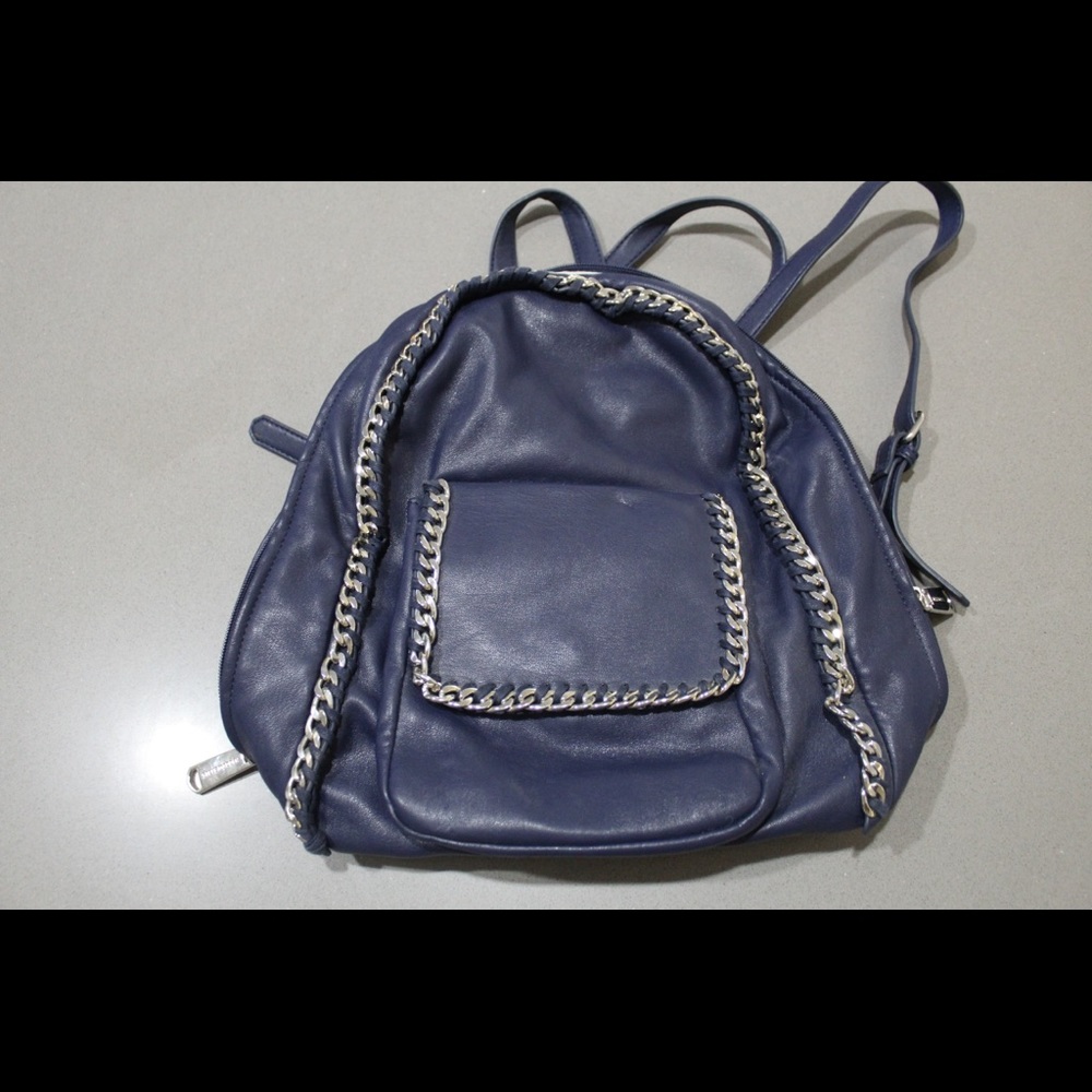 Navy Blue Small Backpack